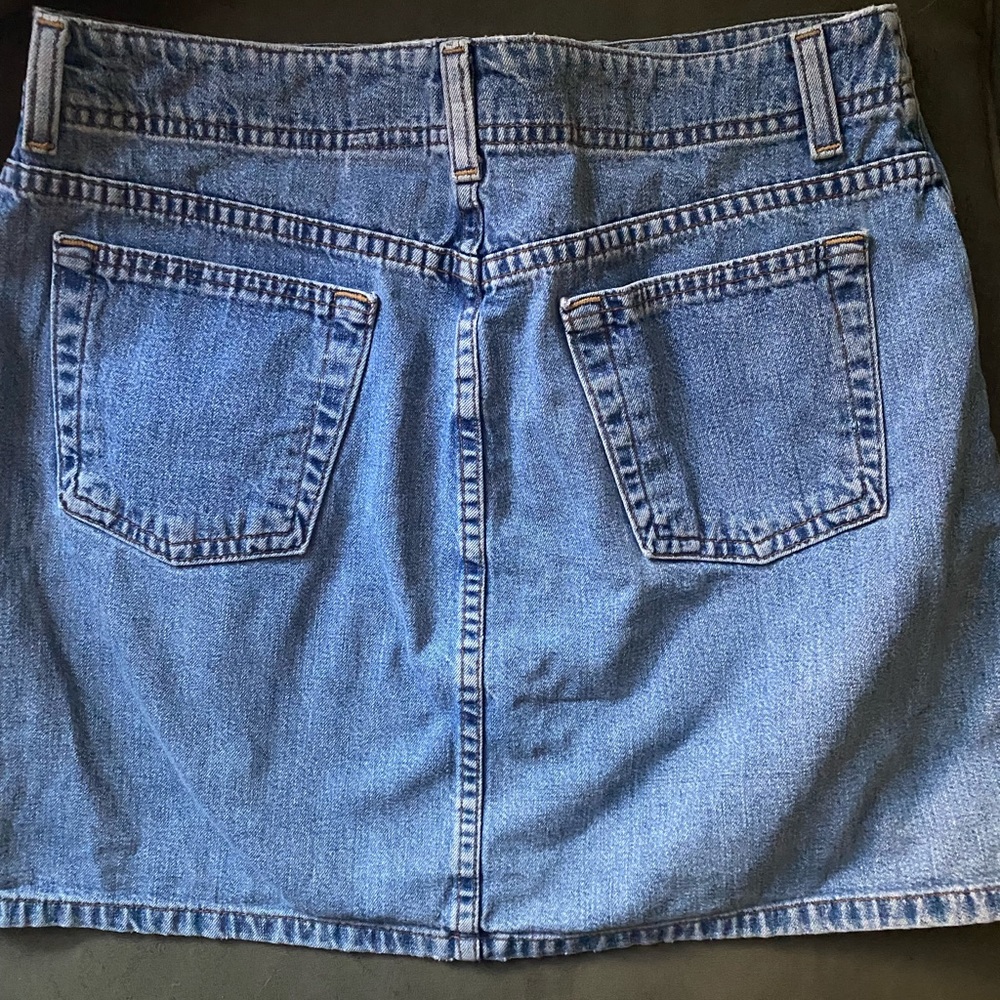 GAP vintage denim skirt.